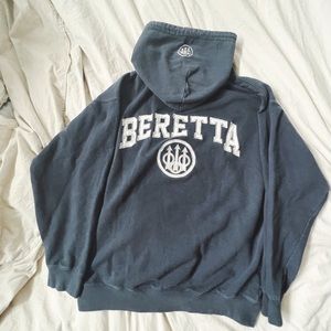 Beretta 🔫 Vintage navy hoodie